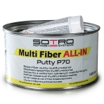 Шпатлевка со стекловокном Sotro Multi Fiber P70 ALL IN, 1л